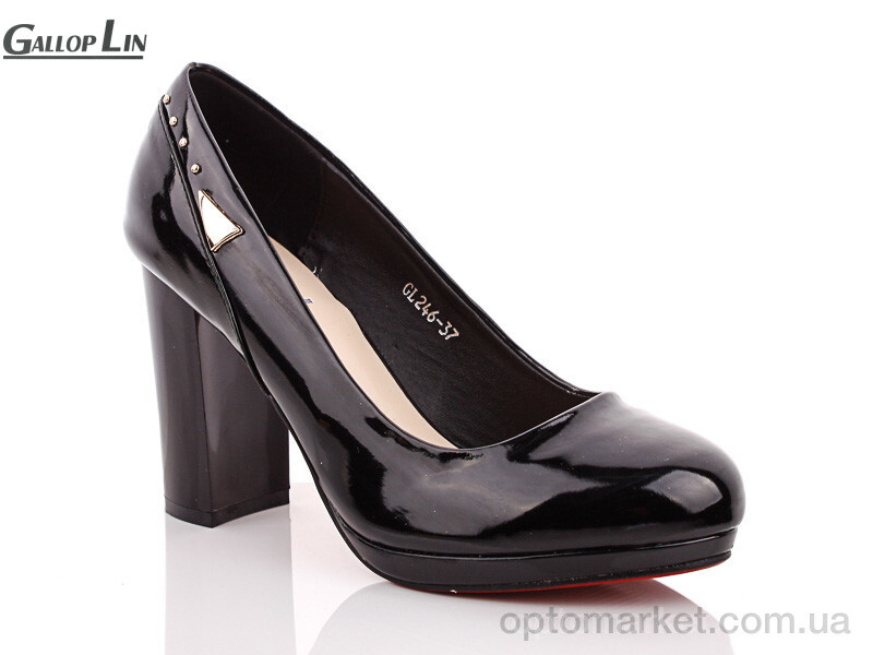 Купить Туфлі жіночі GL246-1t Gallop Lin чорний, фото 1