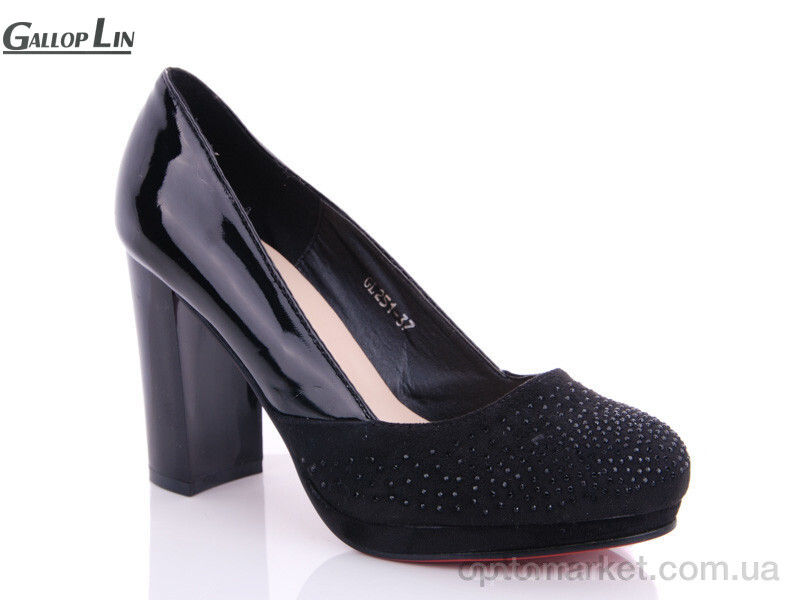 Купить Туфлі жіночі GL251-2 Gallop Lin чорний, фото 1