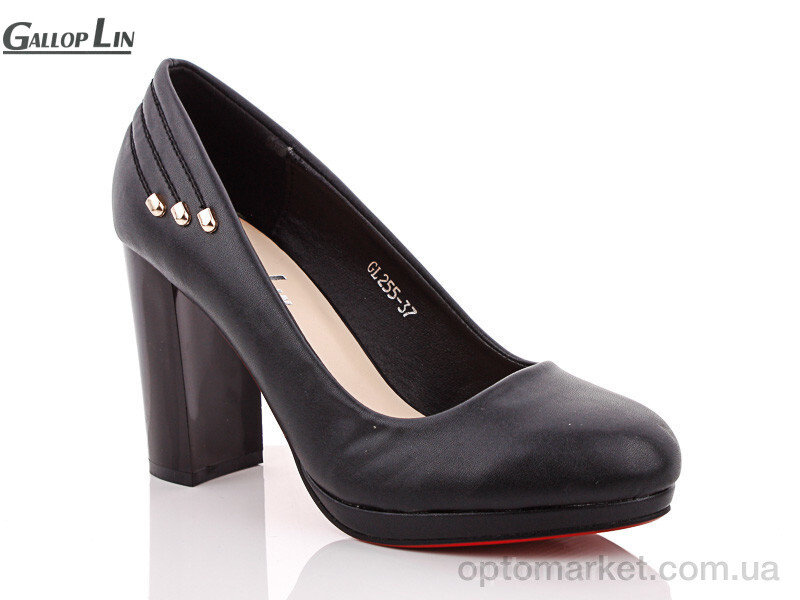 Купить Туфлі жіночі GL255-1t Gallop Lin чорний, фото 1