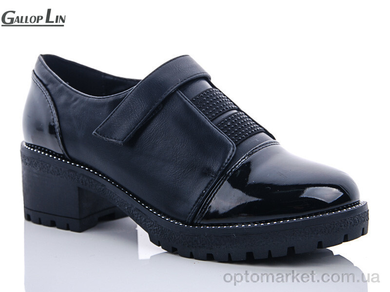 Купить Туфлі жіночі GL307 Gallop Lin чорний, фото 1