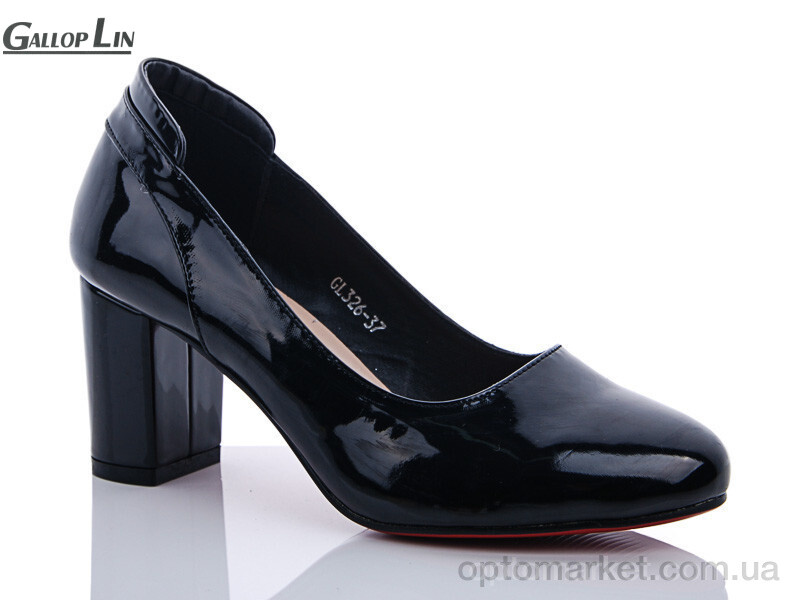 Купить Туфлі жіночі GL326 Gallop Lin чорний, фото 1