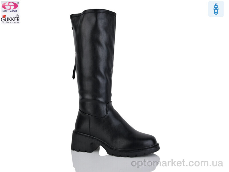 Купить Чоботи жіночі GL4084 Gukkcr чорний, фото 1