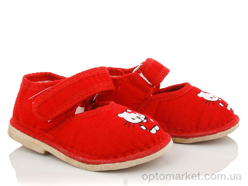 Купить Капці дитячі Глазки красные Slippers червоний, фото 1