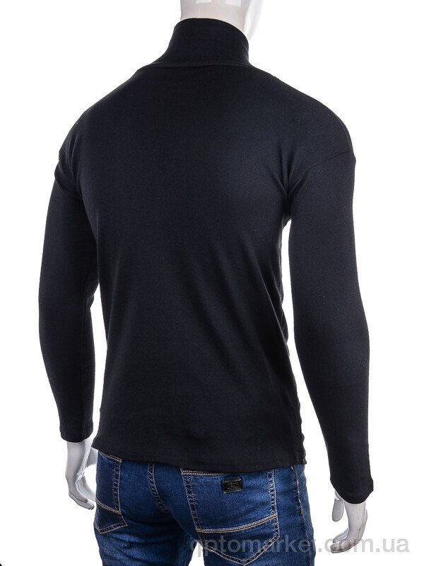 Купить Гольфи чоловічі Гольф 002 black Королева чорний, фото 2