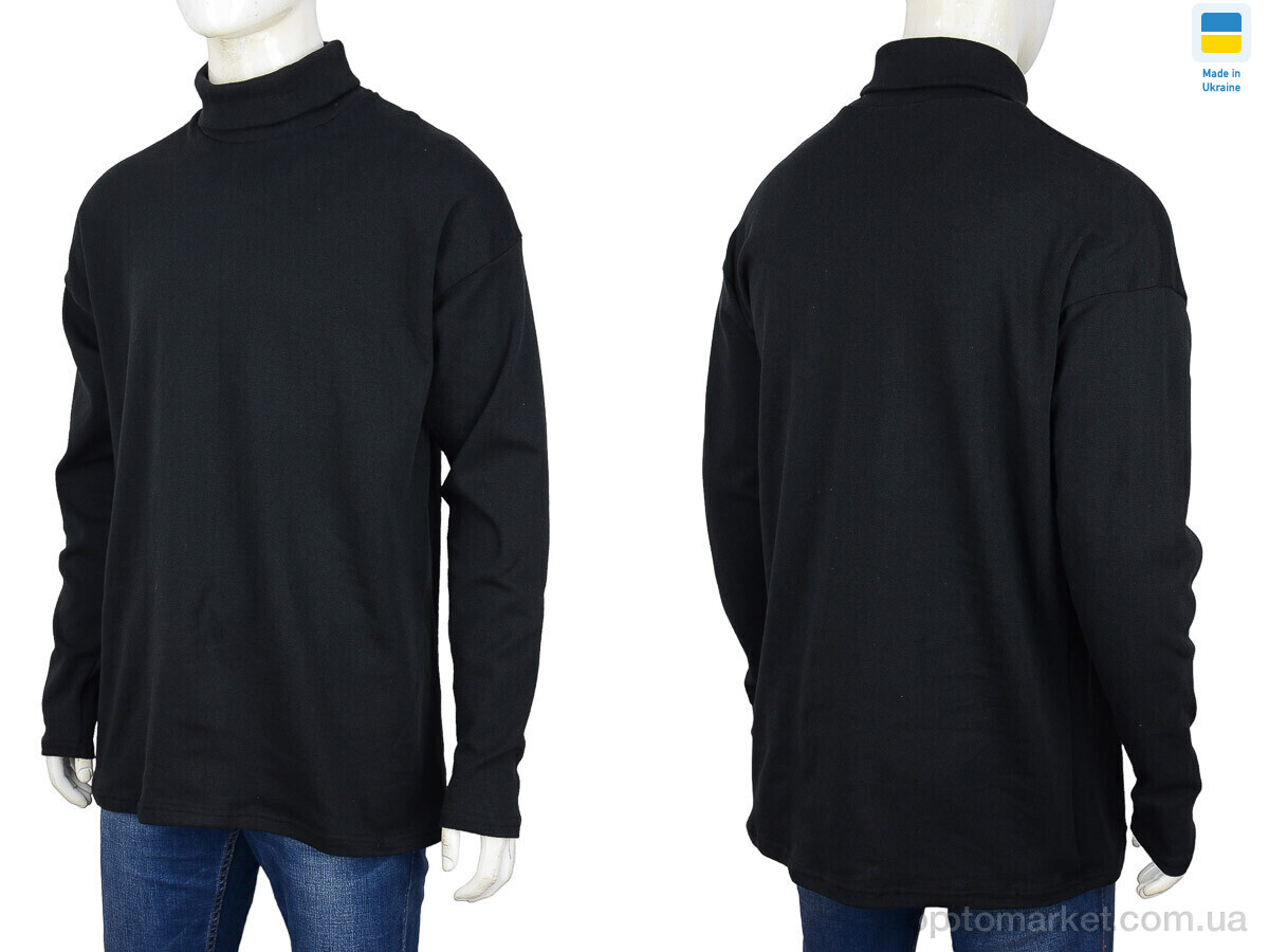 Купить Водолазка чоловічі Гольф батал чорний Banko чорний, фото 3