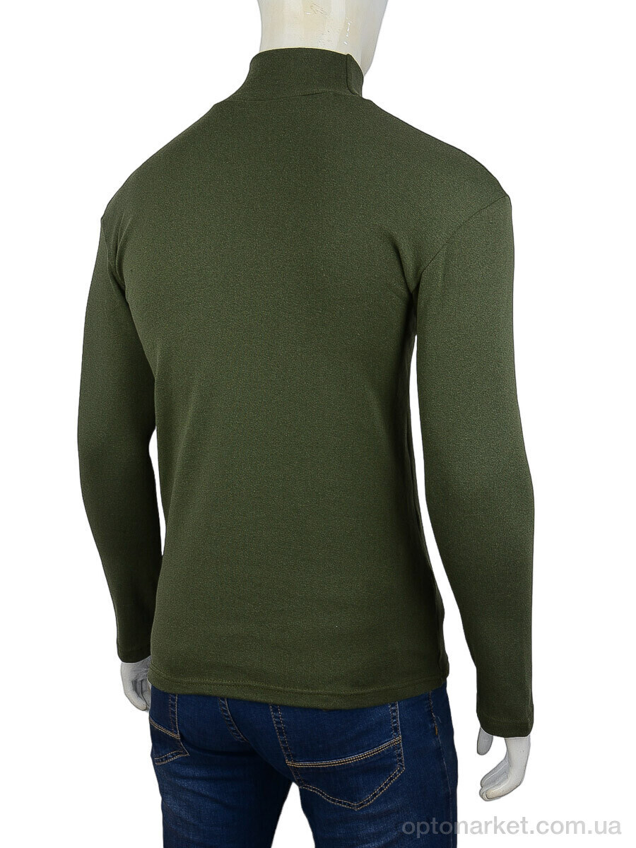 Купить Гольфи чоловічі Гольф чоловічий на флісі хакки Banko зелений, фото 2