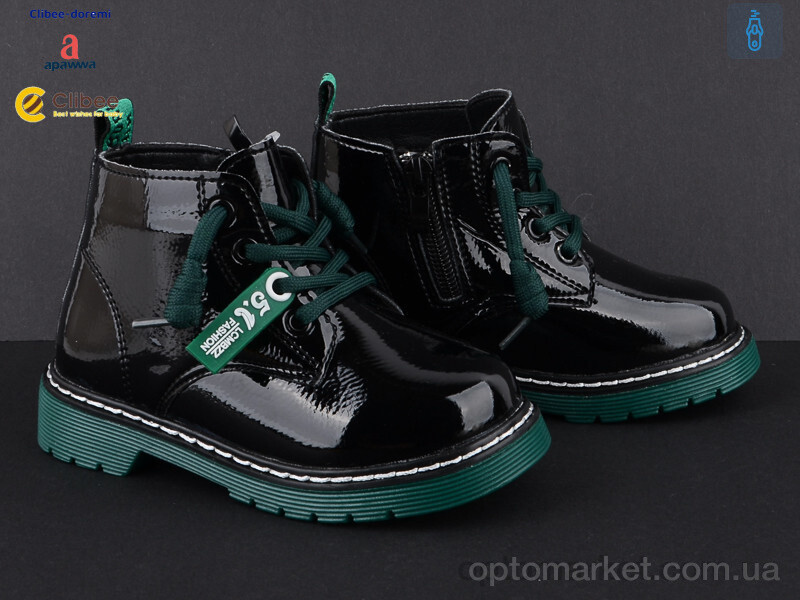 Купить Черевики дитячі GP708A black-green Clibee чорний, фото 2