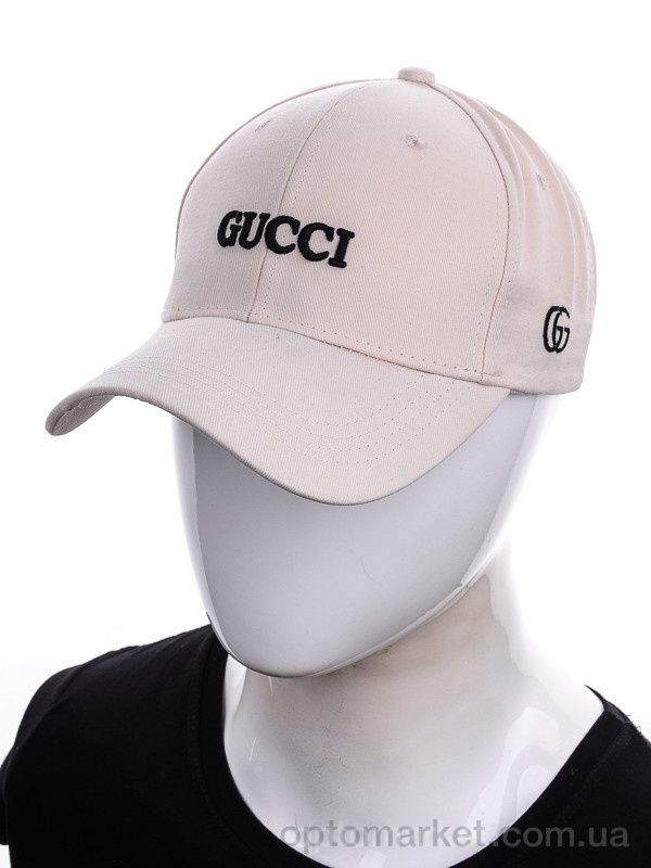 Купить Кепка унісекс GUCCI 001 beige G.cci бежевий, фото 4