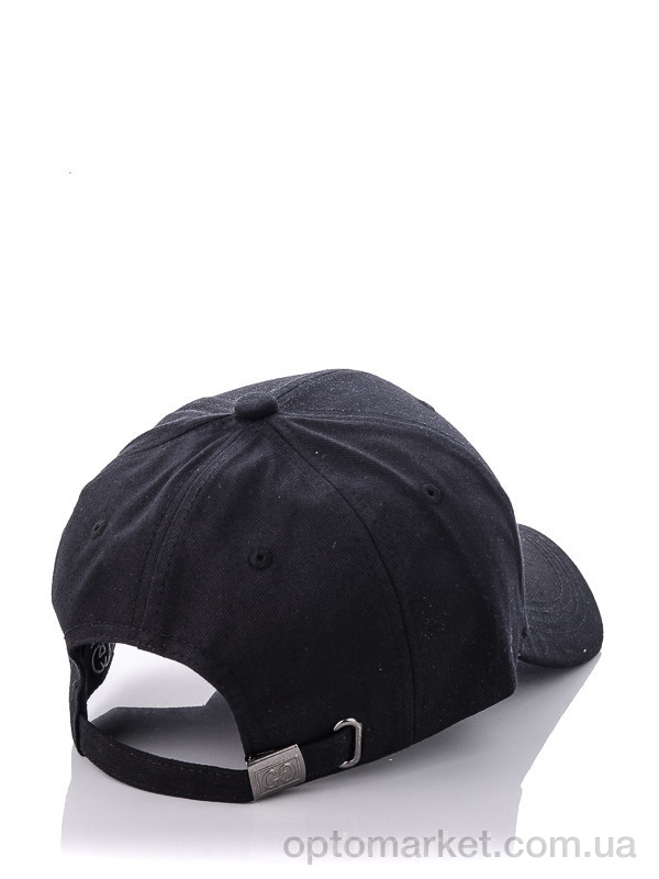 Купить Кепка унісекс GUCCI 001 black-white G.cci чорний, фото 3