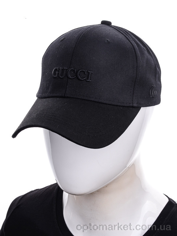 Купить Кепка унісекс GUCCI 001 black G.cci чорний, фото 4
