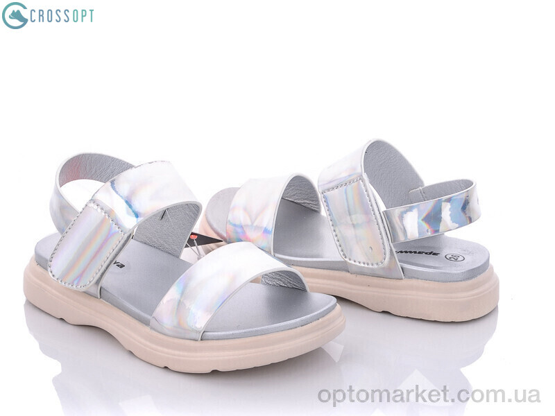 Купить Босоніжки дитячі GX185-1 silver Apawwa срібний, фото 1