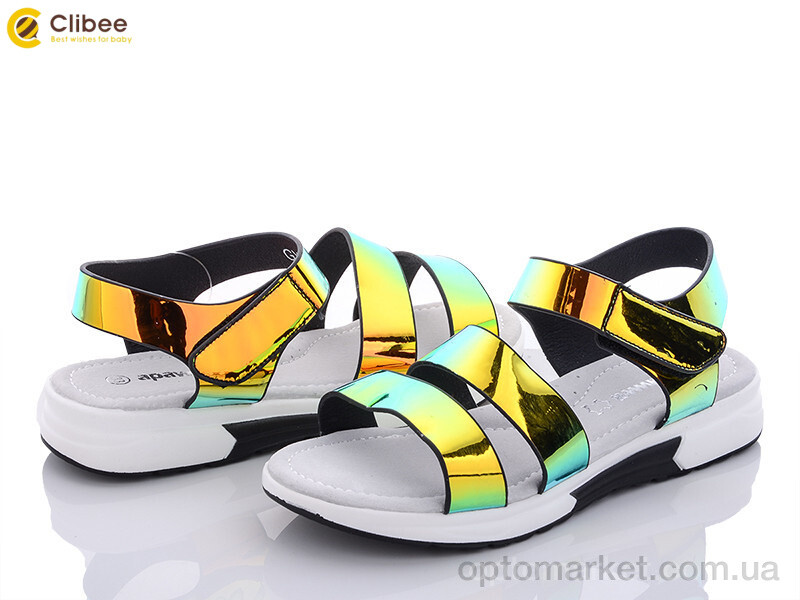 Купить Босоніжки дитячі GX198-1 gold Apawwa мікс, фото 1