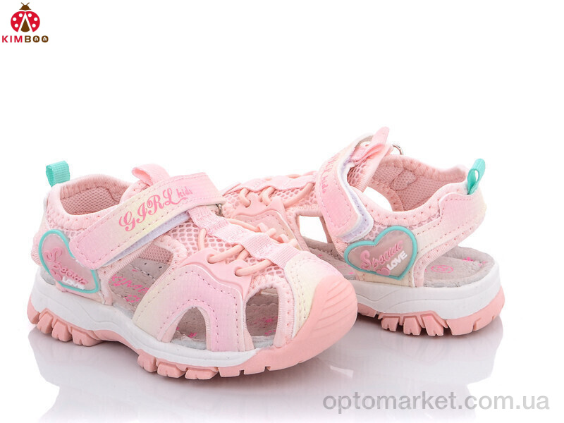 Купить Босоніжки дитячі GY2385-1F Kimbo-o рожевий, фото 1