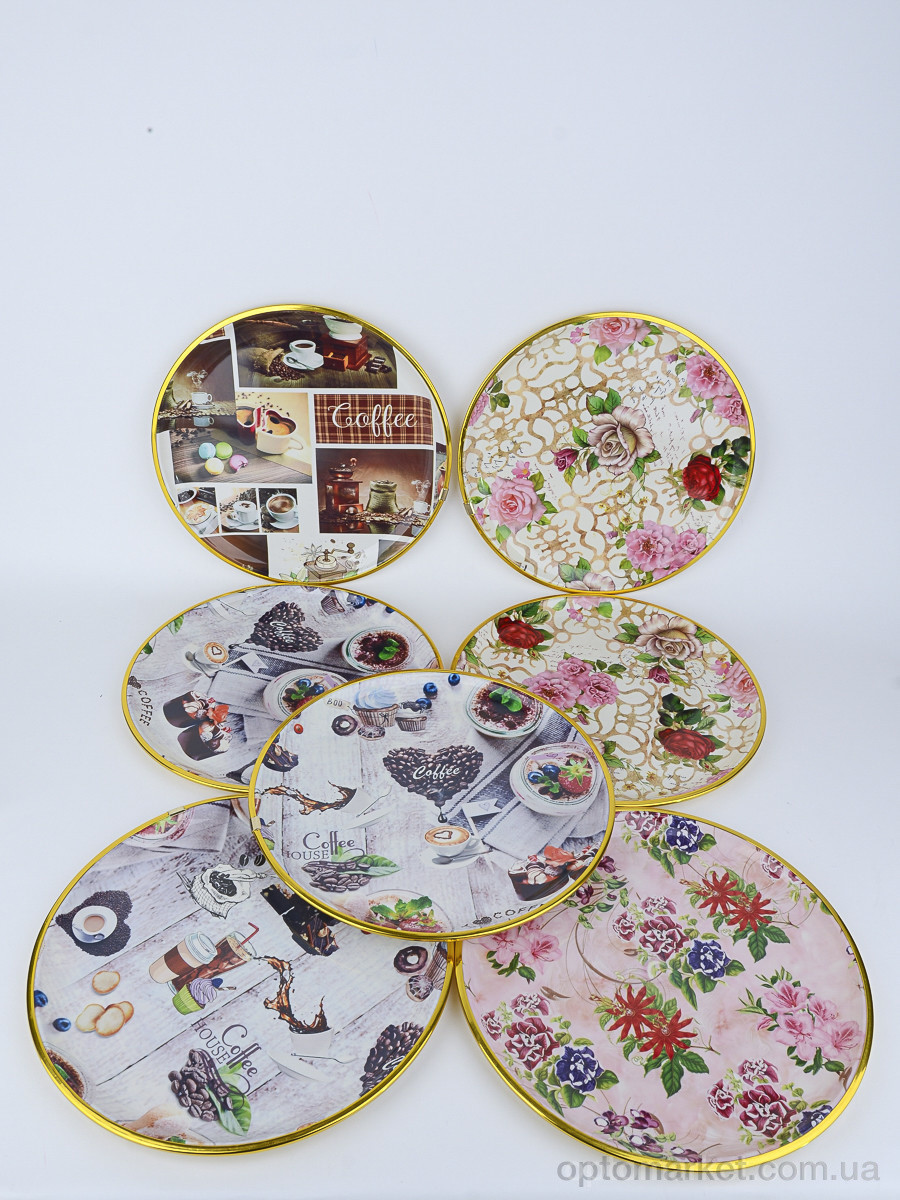 Купить Кухонне приладдя H00457 Піднос круглий з меламіну 28см LOOK&BUY, фото 1