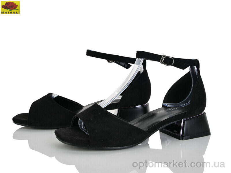 Купить Босоніжки жіночі H008H-25 Mei De Li чорний, фото 1