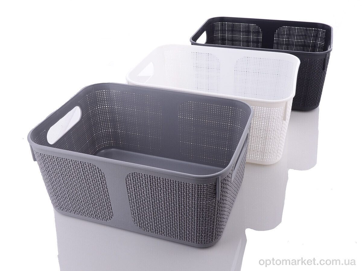 Купить Господарські товари H01090 mix Кошик пластиковий 23,5х19х12,5 LOOK&BUY, фото 1
