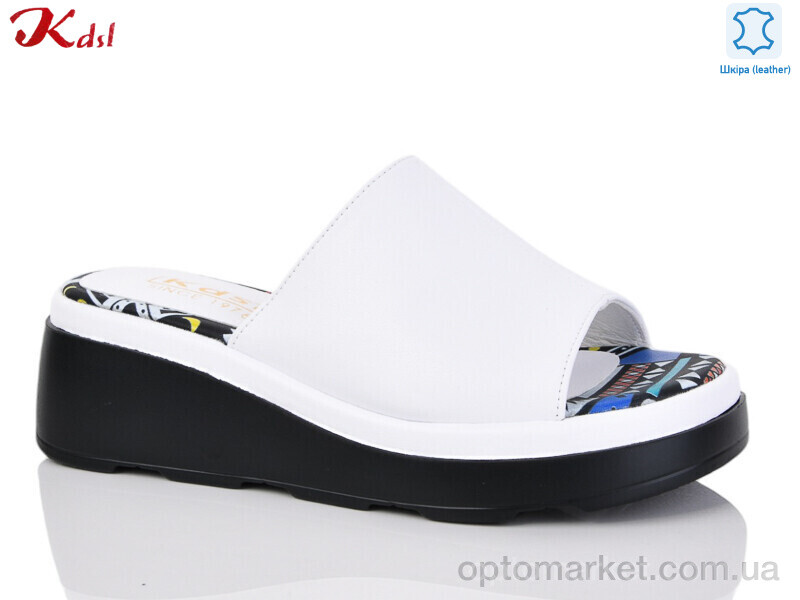 Купить Шльопанці жіночі H011-1 Kdsl білий, фото 1