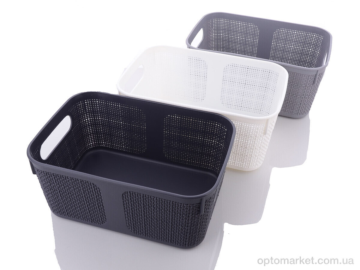 Купить Господарські товари H01317 mix Кошик пластиковий 23,5х16,5х10,5 LOOK&BUY, фото 1