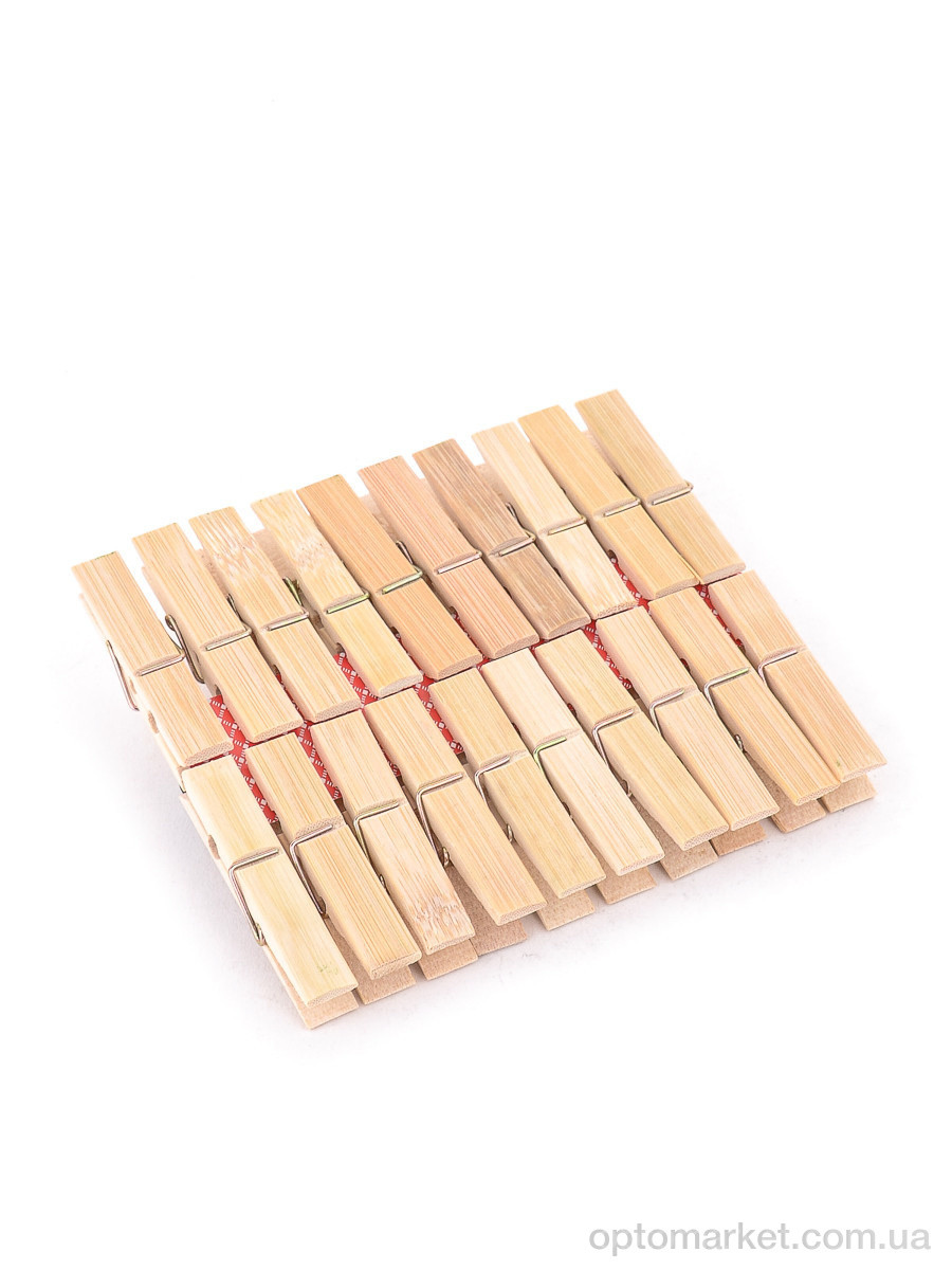 Купить Господарські товари H01336 Прищіпки бамбукові,1,1*6,1см, 20шт. LOOK&BUY, фото 1