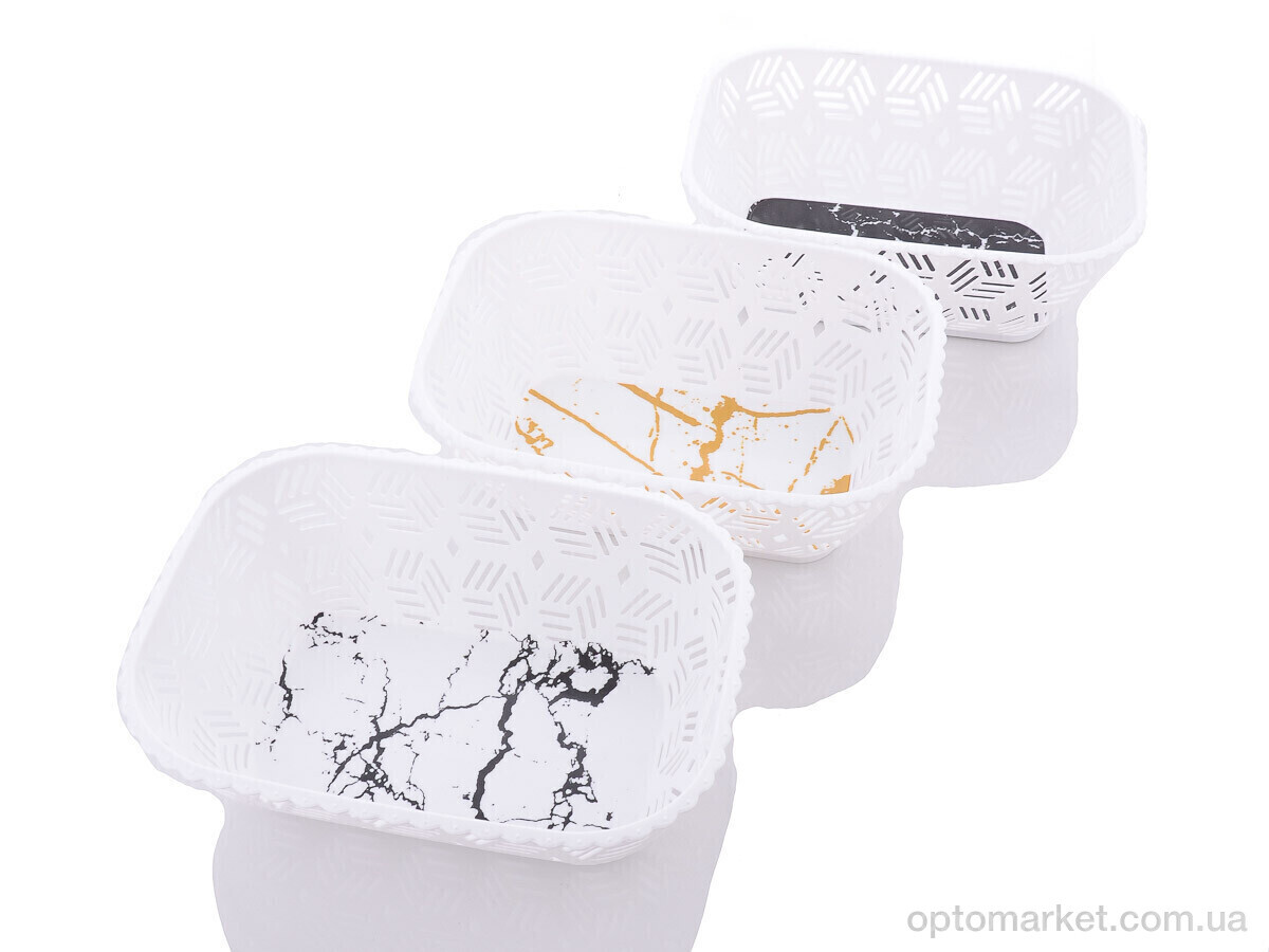 Купить Господарські товари H01389 mix Кошик пластиковий 20х14х7 LOOK&BUY, фото 1