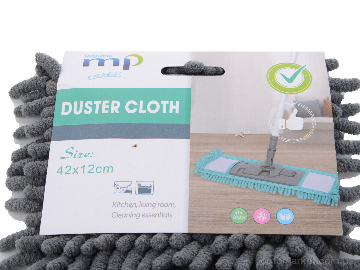 Купить Господарські товари H01642 grey Запаска на швабру-полотер 42x12 LOOK&BUY, фото 2