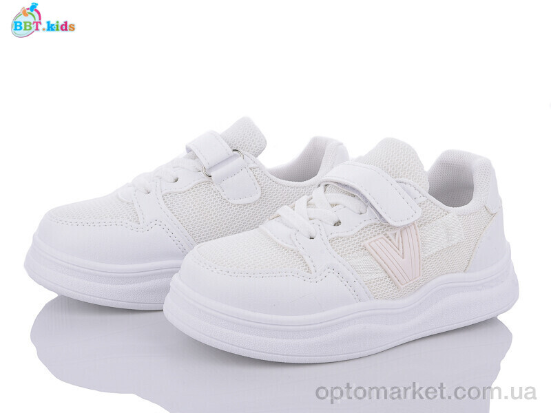 Купить Кросівки дитячі H02-2-2 BBT kids білий, фото 1