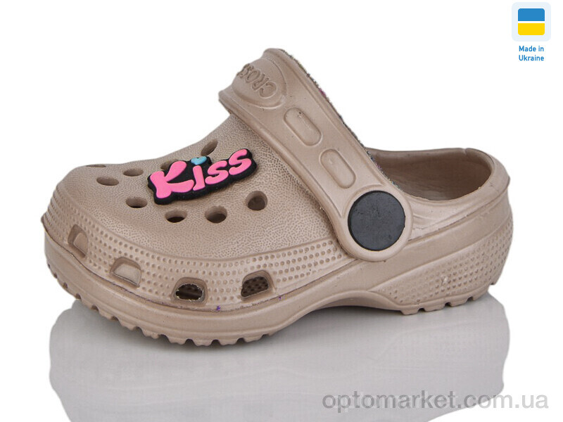 Купить Крокси дитячі H1 кофе Cross коричневий, фото 1