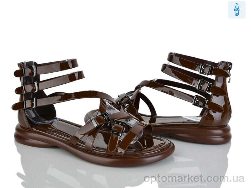 Купить Босоніжки жіночі H106 Loretta коричневий, фото 1