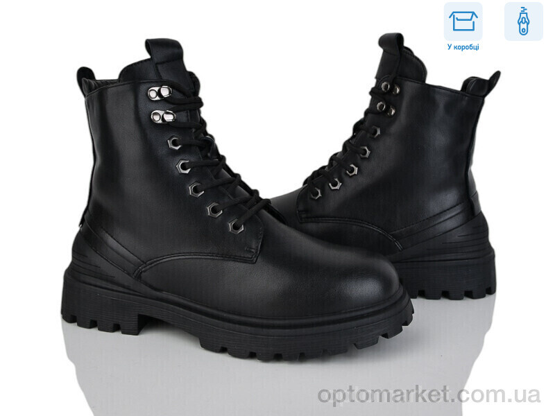 Купить Черевики жіночі H11-1 PLPS чорний, фото 1