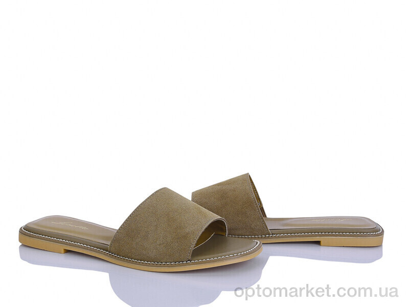 Купить Шльопанці жіночі H112-3 Loretta хакі, фото 1