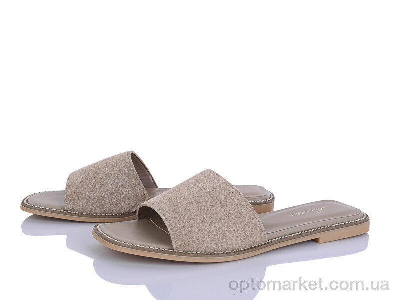 Купить Шльопанці жіночі H112-5 Loretta бежевий, фото 1
