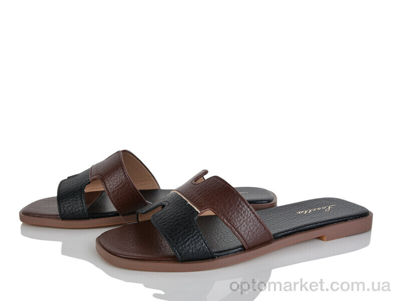 Купить Шльопанці жіночі H116-1 Loretta коричневий, фото 1