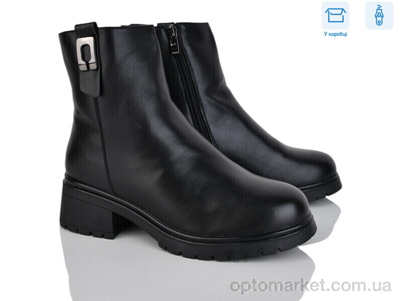 Купить Черевики жіночі H117-1 PLPS чорний, фото 1