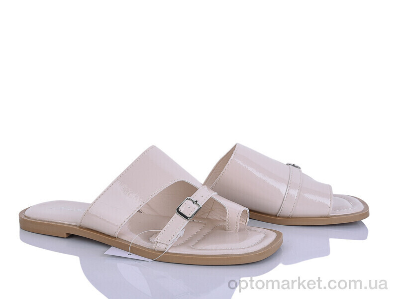 Купить Шльопанці жіночі H119-6 Loretta бежевий, фото 1