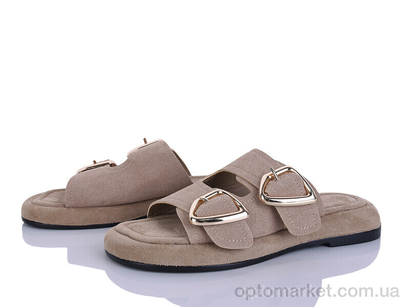 Купить Шльопанці жіночі H120-5 Loretta бежевий, фото 1