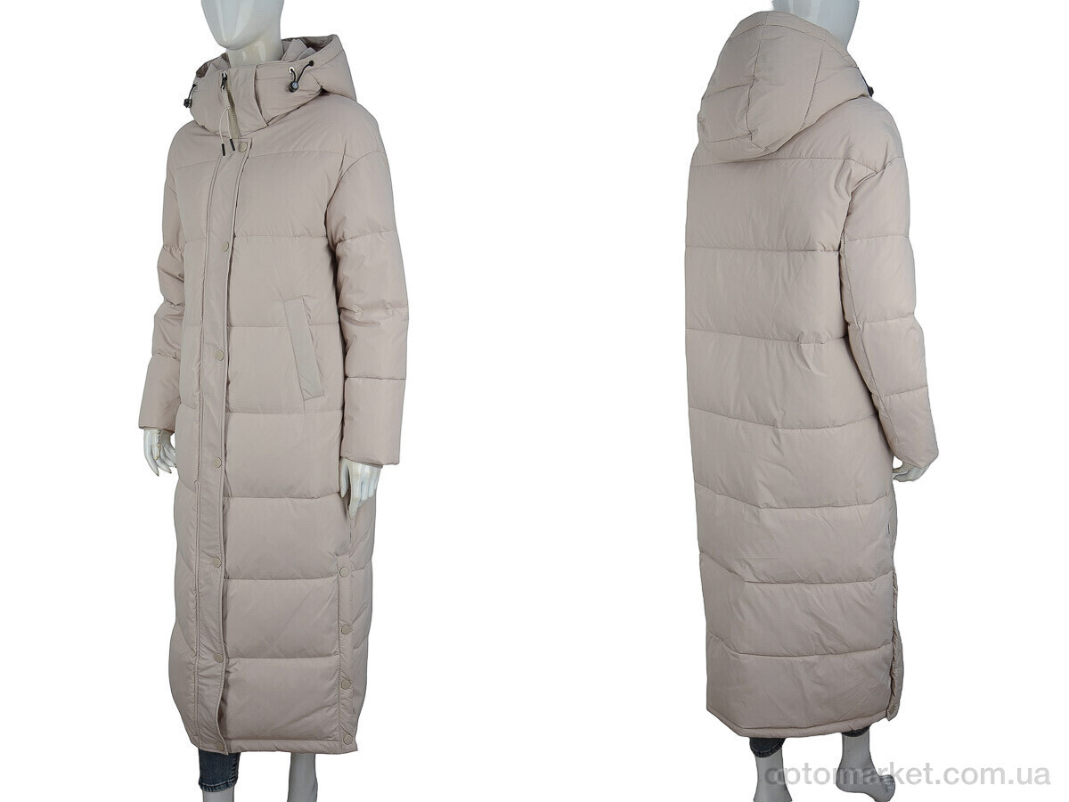 Купить Пальто жіночі H150 beige Urbanbang бежевий, фото 3