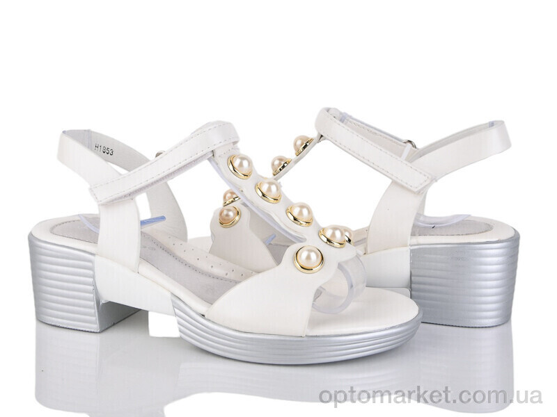 Купить Босоніжки дитячі H1853-1 Y.Top білий, фото 1