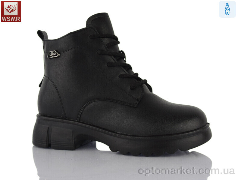 Купить Черевики жіночі H1901-1 WSMR чорний, фото 1