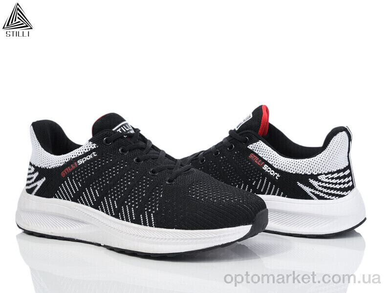 Купить Кросівки чоловічі H195-1 піна Stilli чорний, фото 1