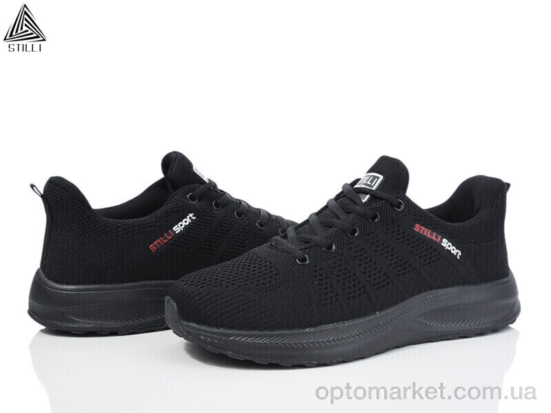 Купить Кросівки чоловічі H195-5 піна Stilli чорний, фото 1
