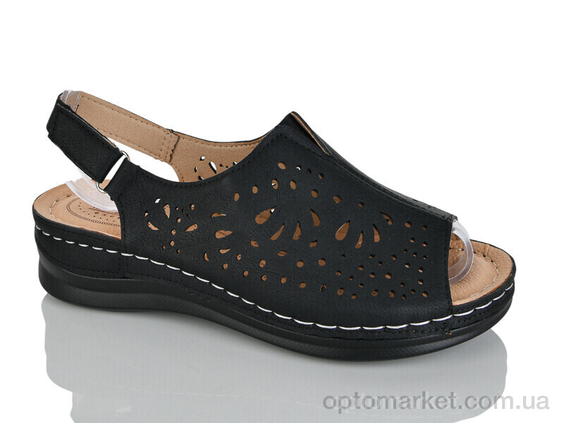 Купить Босоніжки жіночі H2-5 black Leguzaza чорний, фото 1