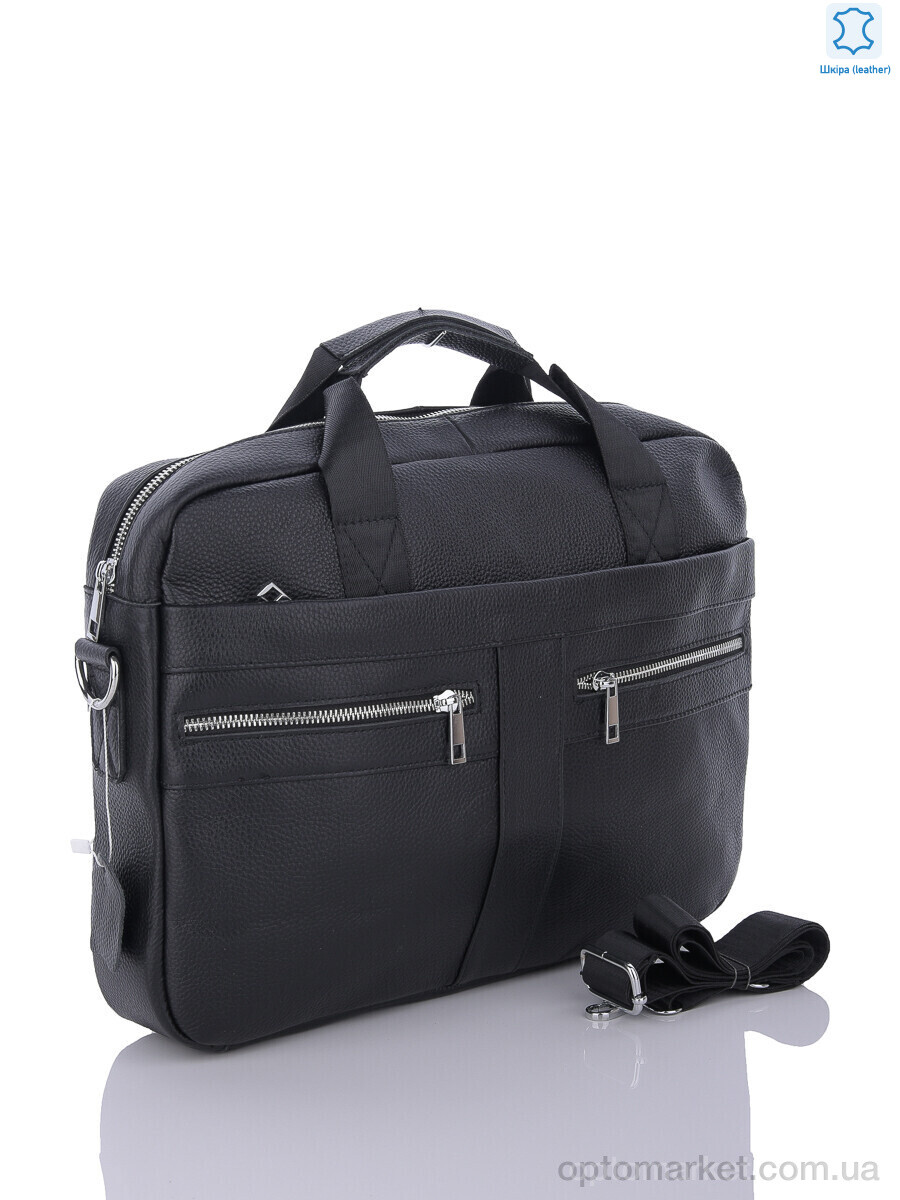 Купить Сумка чоловіча H2 black Sunshine bag чорний, фото 1