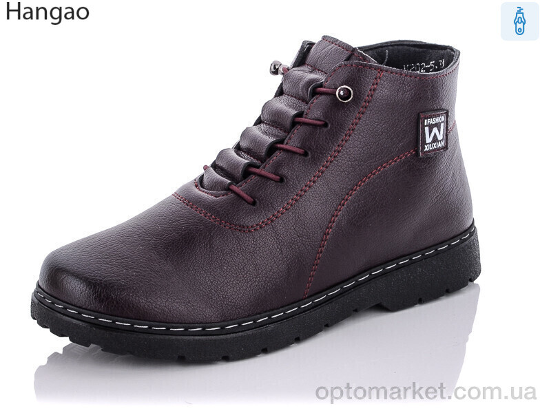 Купить Черевики жіночі H202-5 бордо LR.Brother бордовий, фото 1