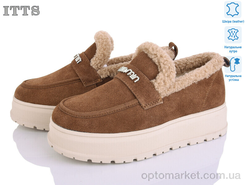 Купить Уги жіночі H2024-45 ITTS коричневий, фото 1