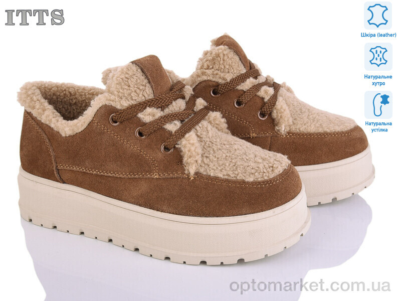 Купить Уги жіночі H2025-45 ITTS коричневий, фото 1
