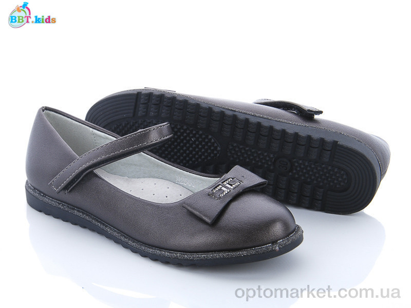Купить Туфлі дитячі H2568-3 BBT графіт, фото 1