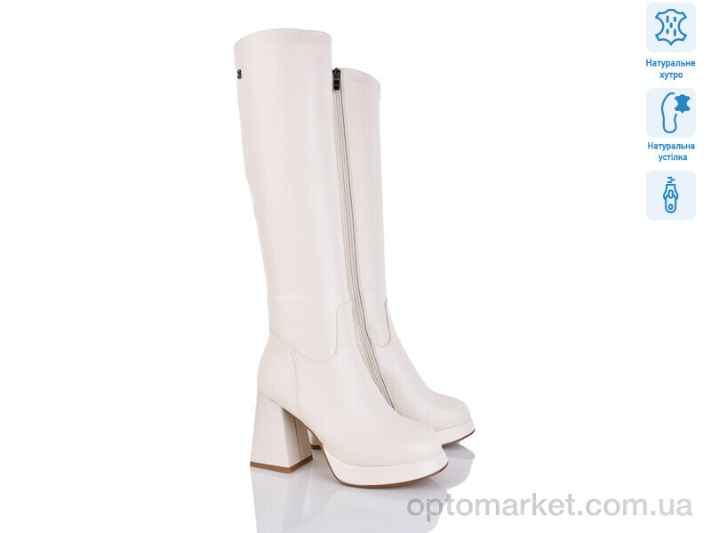 Купить Чоботи жіночі H268-1M Lino Marano бежевий, фото 1