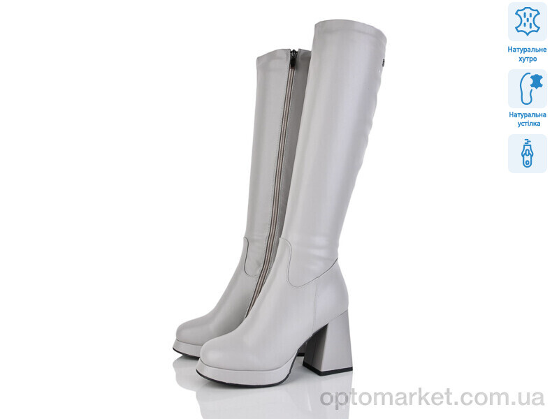 Купить Чоботи жіночі H268-4M Lino Marano сірий, фото 1