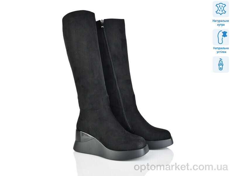 Купить Чоботи жіночі H273-6M Lino Marano чорний, фото 1