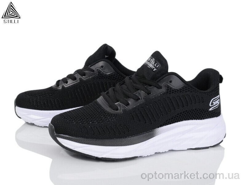 Купить Кросівки жіночі H310-3 піна Stilli чорний, фото 1